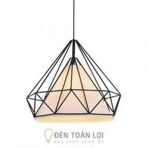 Đèn Thả: Mẫu đèn thả kim cương trang trí quán ăn Hà Nội