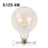 Bóng Đèn: Mẫu bóng LED Edison G125 vỏ trong 4W