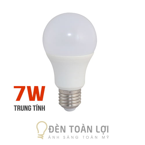 Bóng Đèn: Bóng bulb 7W ánh sáng trung tính kín nước