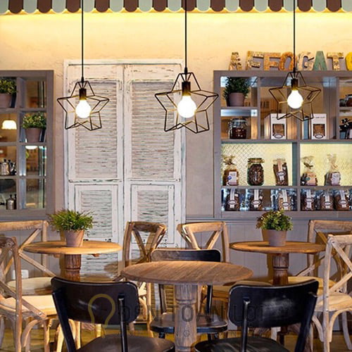 Đèn thả trang trí quán cafe, quán ăn, quán trà sữa ở Hà Nội - Đèn Toàn Lợi Hà Nội